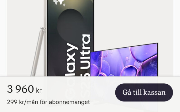 'Han köpte Samsung Galaxy S25 Ultra med Smart TV på köpet för bara 4000 kronor – det här gäller'