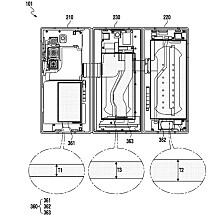 Hög batterikapacitet för Samsungs dubbelvikta