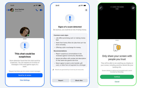 Bättre skydd mot bedrägerier i Whatsapp och Messenger – Så funkar det