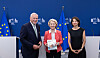 Prof. Dr. Jörg M. Fegert, EU President von der Leyen, Dr. Maria Melchior