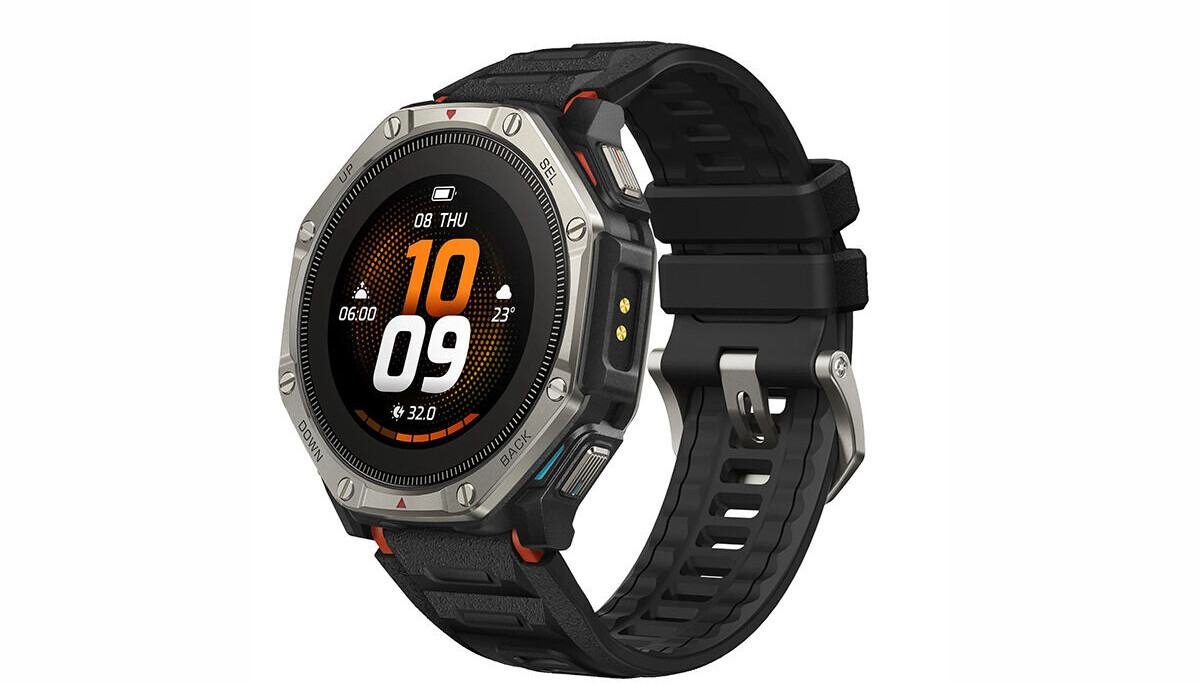 Amazfit visar smartklocka med dubbel solcellsladdning