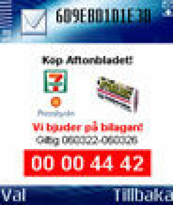 Mobilen ger rabatt på tidningar och böcker