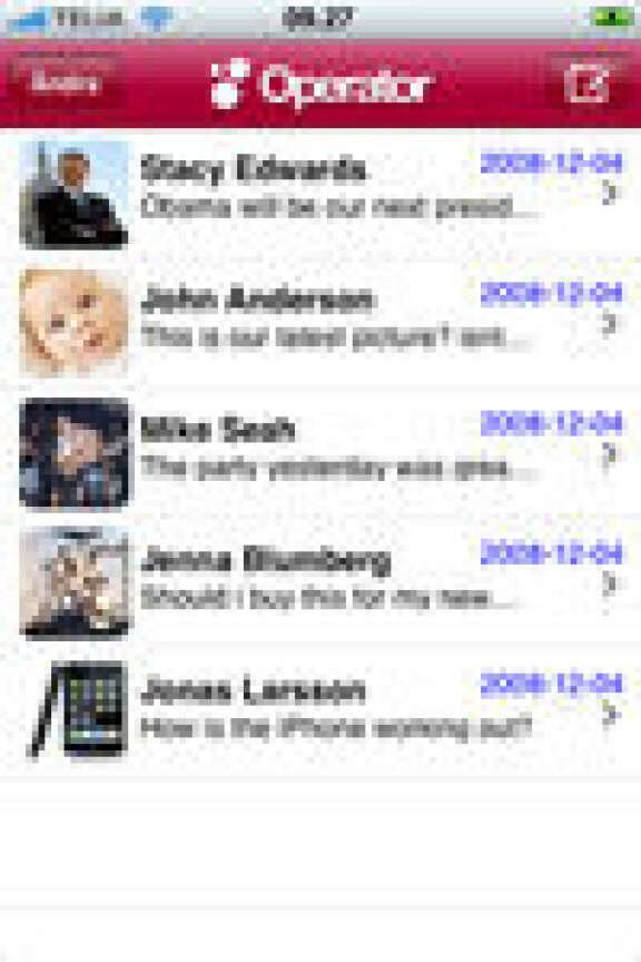 Vi provar mms med Iphone
