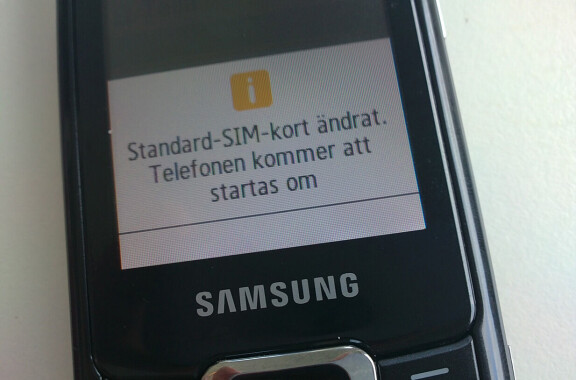 Två simkort i en mobil