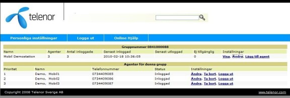 Företagsväxeln i mobilen