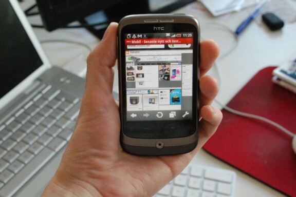 HTC Wildfire - billig Android-lur