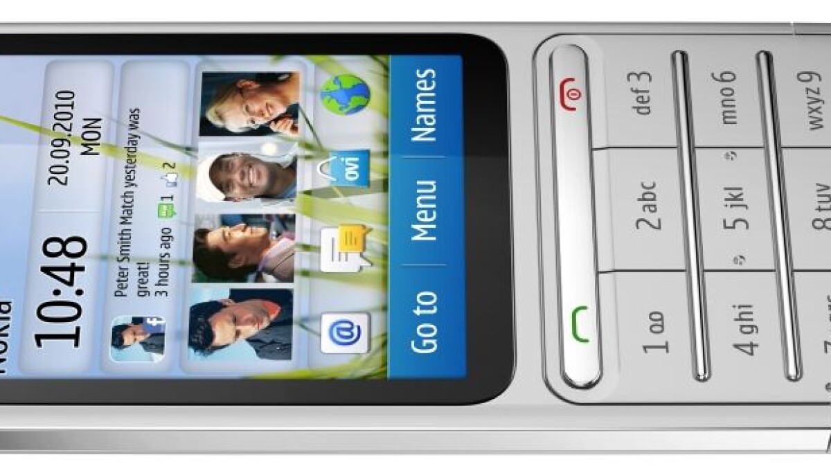 Nokia C3 Touch and Type med pekskärm