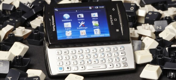 Android-mobiler med tangentbord