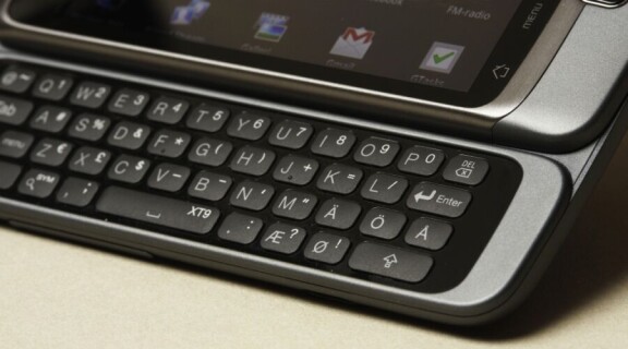 Android-mobiler med tangentbord