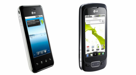 Två nya LG Optimus med Android 2.2