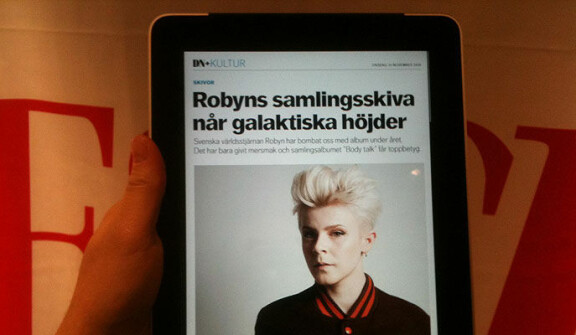 Första intrycken av Dagens Nyheter på Ipad