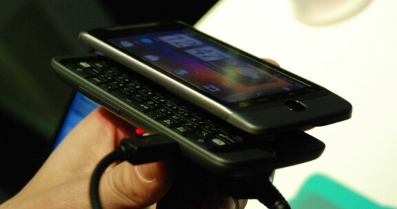 HTC Desire Z med tangentbord