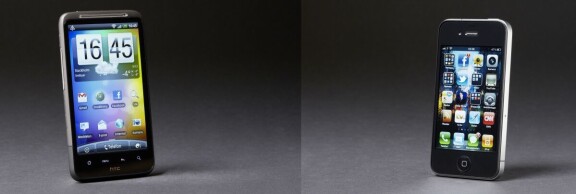 Iphone 4 och HTC Desire HD i duell