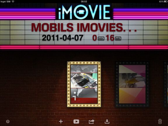 Bli filmproffs med Imovie i Ipad 2