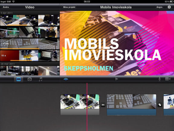 Bli filmproffs med Imovie i Ipad 2