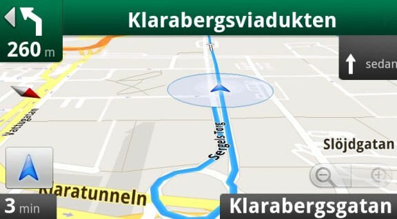 Google Navigation nu i Sverige