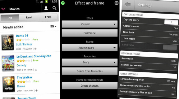 Film- och foto-appar till Android