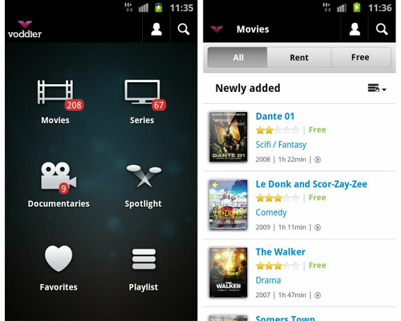 Film- och foto-appar till Android