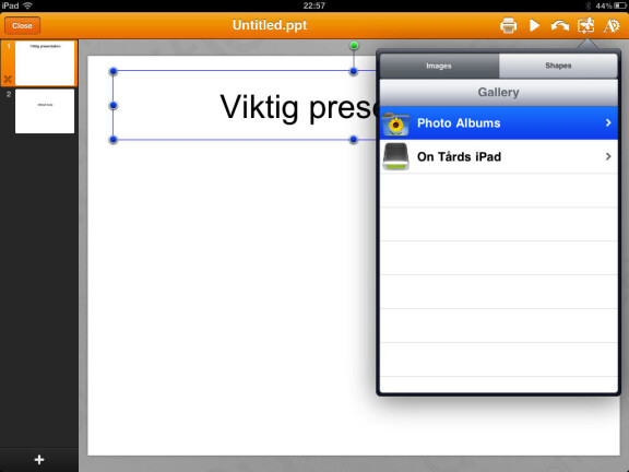 Ipad på jobbet