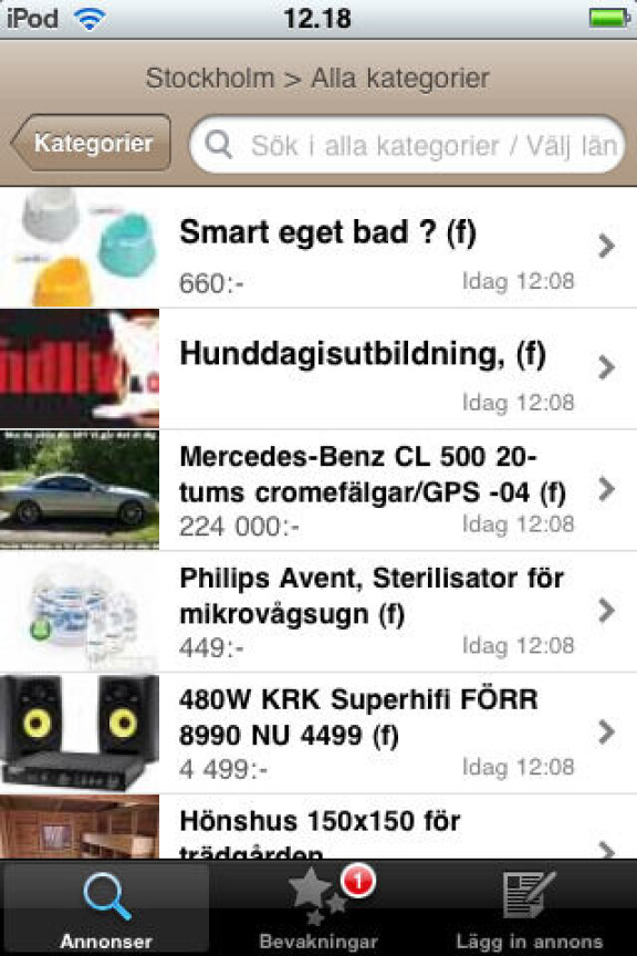 Apptips: Blocket