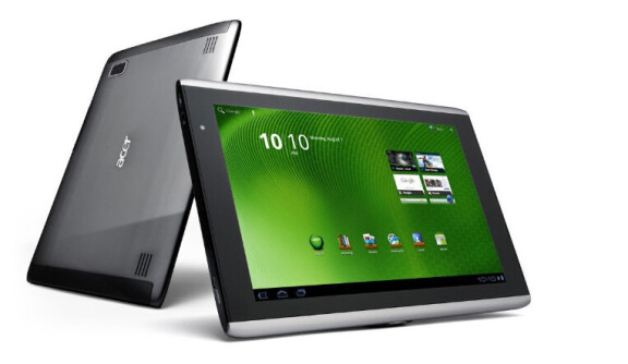 Iconia Tab A500 får ICS