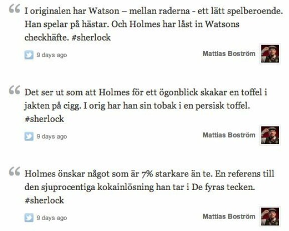 Social teve med mobilen