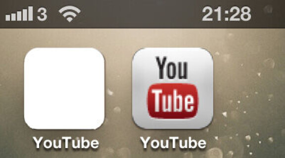 Youtube borta från Iphone och Ipad