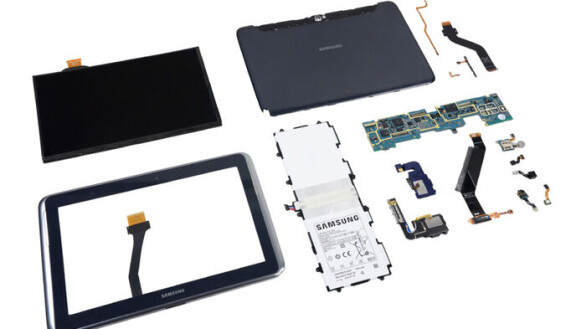 Så ser Galaxy Note 10.1 ut på insidan
