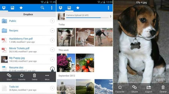 Dropbox uppdaterad med fotogalleri-flik