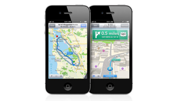 Google maps på väg till Iphone?
