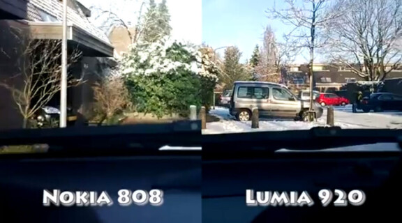 Lumia 920 vs Nokia 808 OIS-test