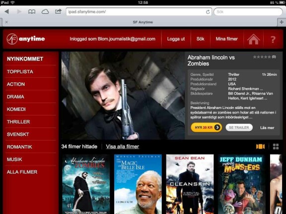 Test: Så bra är nya filmtjänsterna