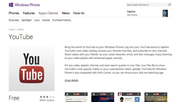 Google: Youtube-app ska bort