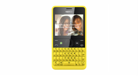 Nokia Asha 210: 'Social' QWERTY-lur