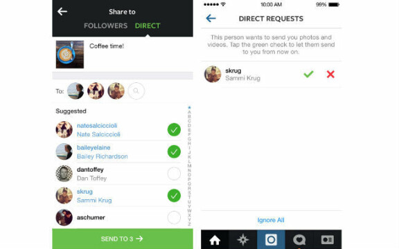 Personliga meddelanden i Instagram
