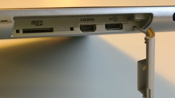 Toshiba Excite Pro har bra anslutningsmöjligheter. Toshiba Excite Pro
