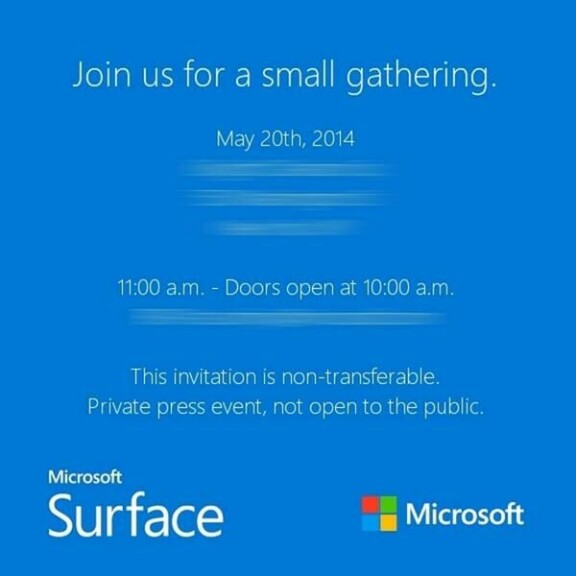 Microsoft håller Surface-lansering