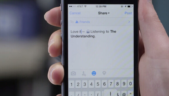 I en kommande uppdatering kommer Ios- och Android-appen för Facebook förses med musikigenkänningsfunktioner.