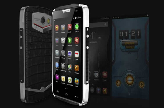 En bild av Doogee Titans2 DG700, en telefon med betydligt blygsammare specifikationer.