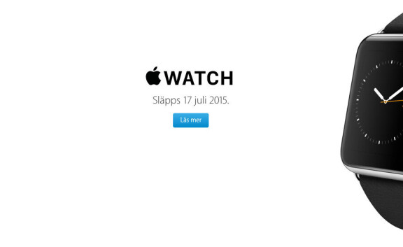 Apple Watch släpps i Sverige