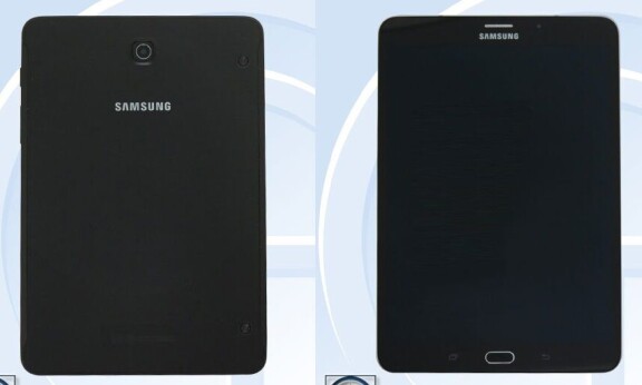 En läckt bild på Samsung Galaxy Tab S2.