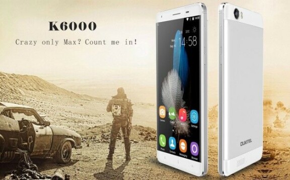 Oukitel lanserar mobil med 6000mAh-batteri