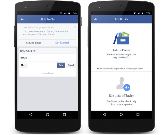 Ny Facebook-funktion döljer inlägg från exet