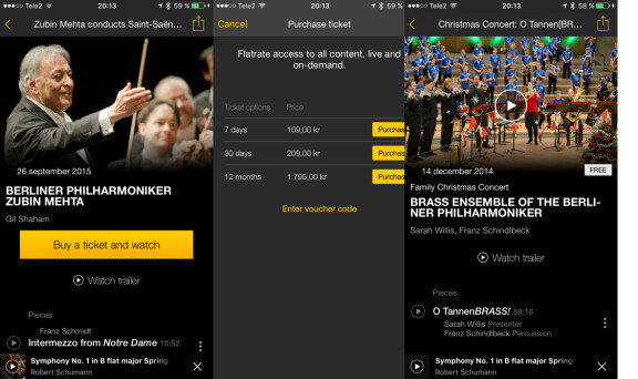 Apptips: Digital Concert hall