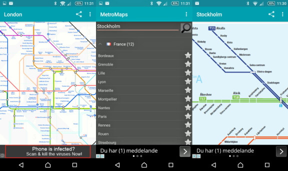 Apptips: Metromaps