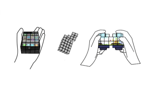 Rubiks kub-skärm