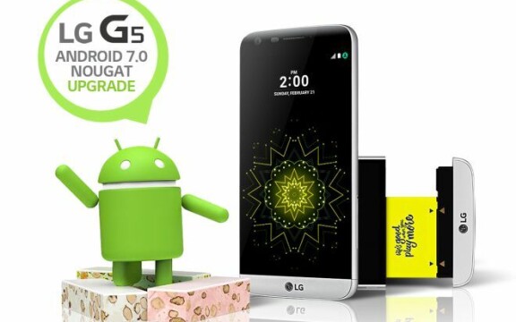 LG G5 börjar få Nougat