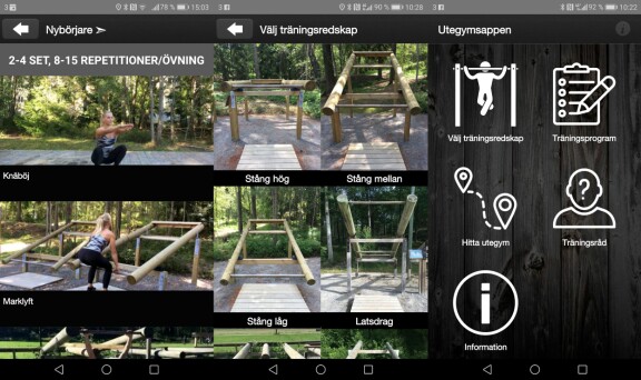 Apptips: Utegymsappen