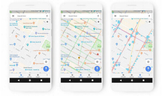 Google Maps får omdesign