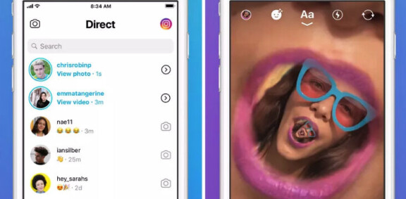 Instagram testar direktmeddelanden i fristående app